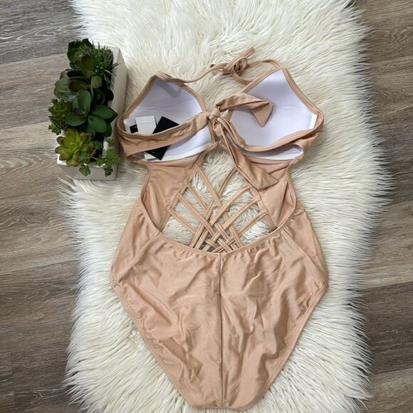 KENNETH COLE NEW YORK SWIMSUIT . NWT SIZE L - Picture 4 of 13